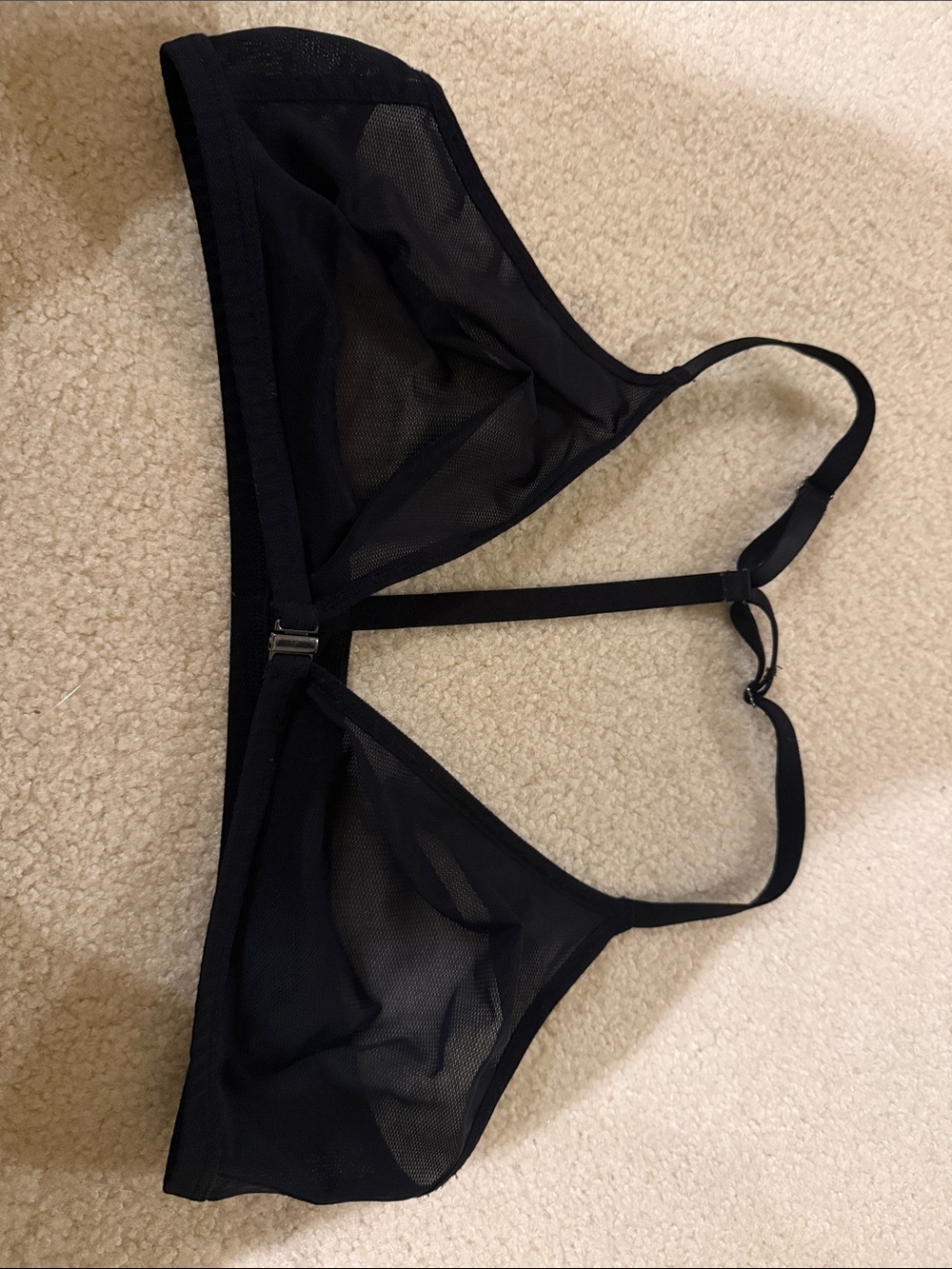 Negative underwire Sieve Raceback Bra size 4